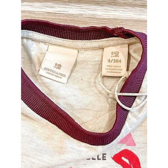 Scotch R'Belle A La Plage Tee - NWT! Size 4 - Picture 4 of 5